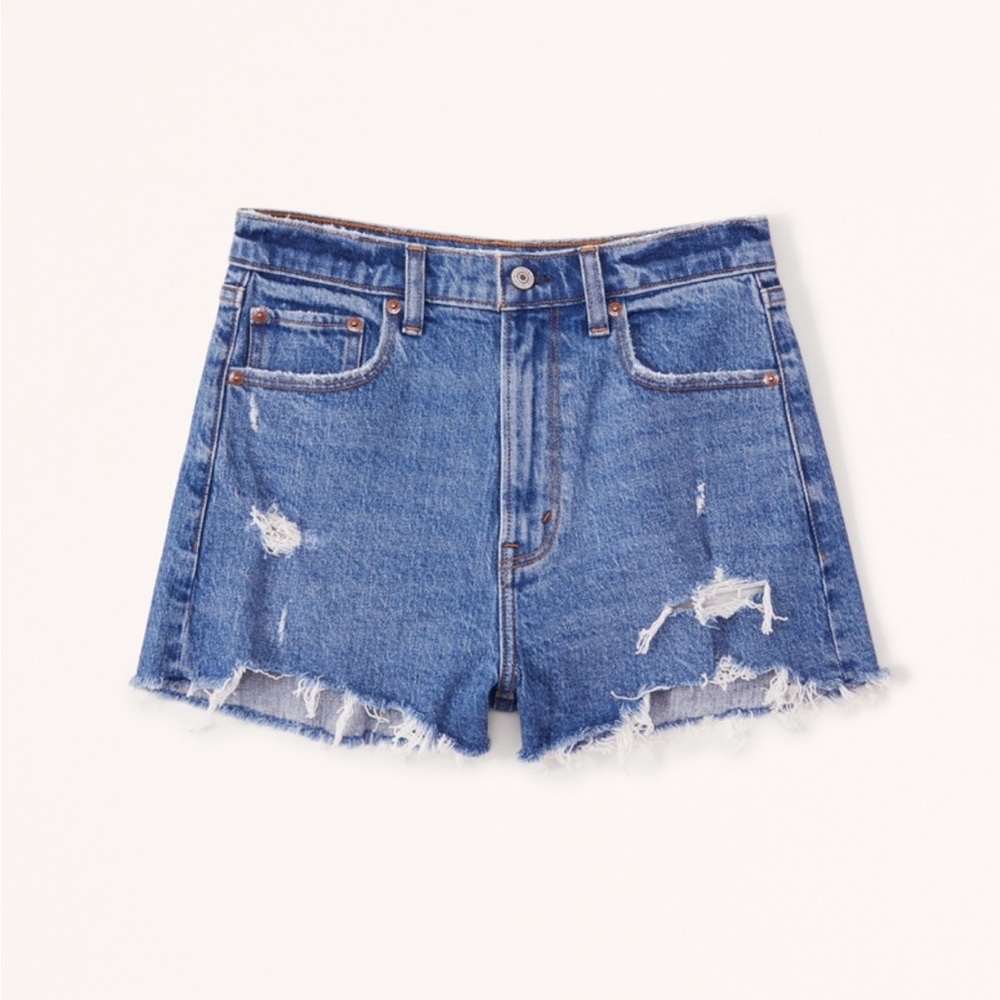 abercrombie the mom short high rise